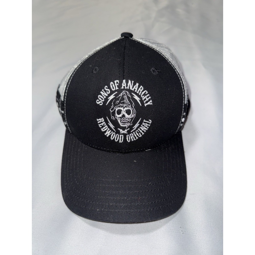 SONS OF ANARCHY Redwood Original BIKER ADJUSTABLE BASEBALL Mesh CAP HAT‎
